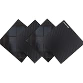 FANCYWING 300X300X1.0MM 1.5MM 2.0MM 2.5MM 3.0MM 3.5MM 4.0MM 5.0MM 6.0MM Carbon Fiber Sheet 100% 3K Carbon Fiber Laminate Plate Matt Surface Twill Weave Panel Sheet 1.0MM Thickness(Matte Finish)