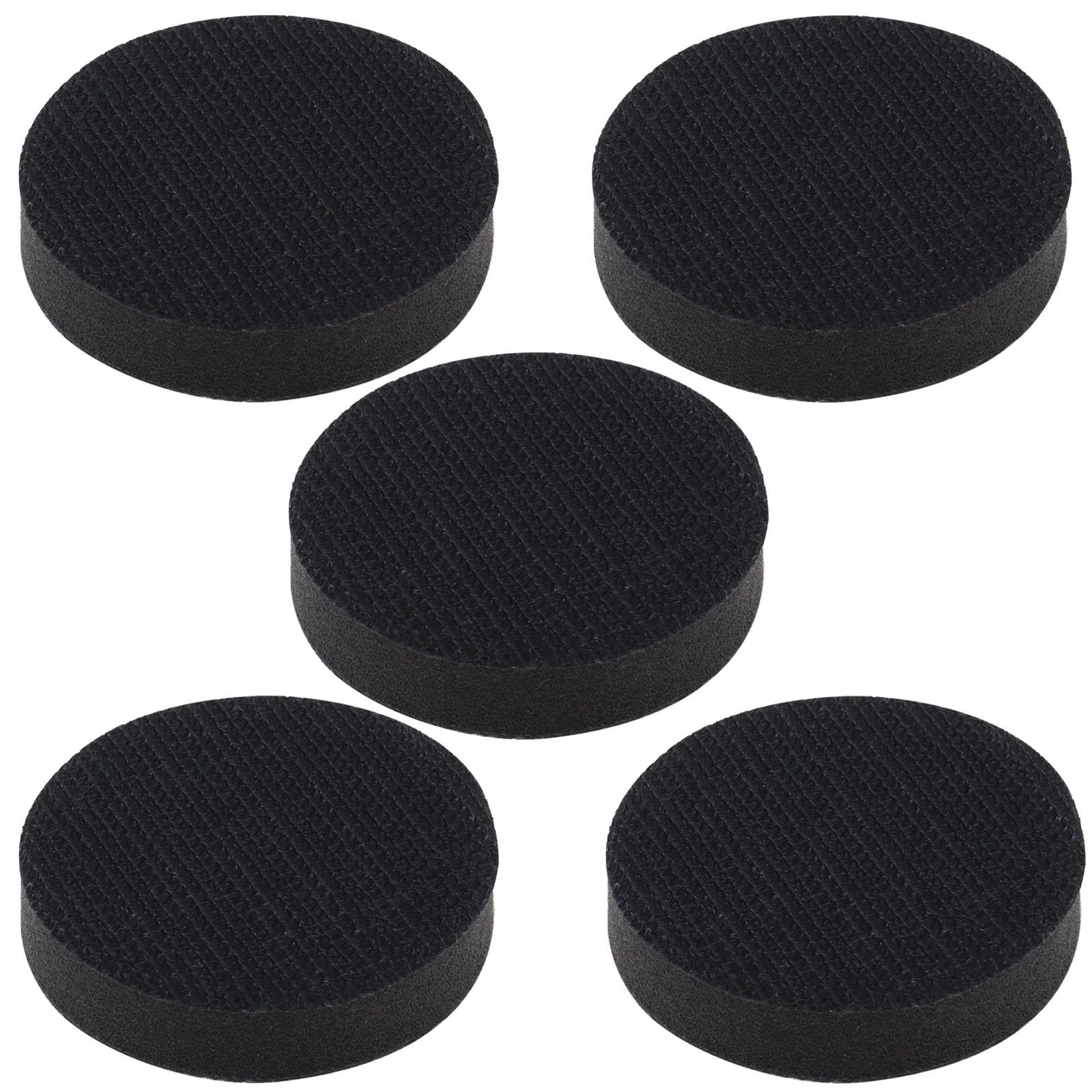 ECSiNG 5pcs Soft Sponge Buffering Pad 50 mm No Holes Hook and Loop Flocking Sponge Sanding Pad Soft Foam Interface Pad Sanding Sticks Sponge Cushion Buffer Backing Pad