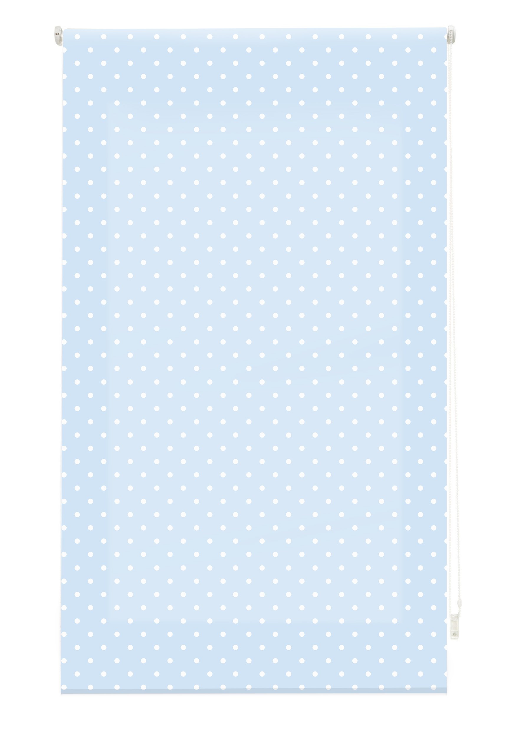 blindecor Specks Roller, Fabric, Blue, 100 x 250 cm