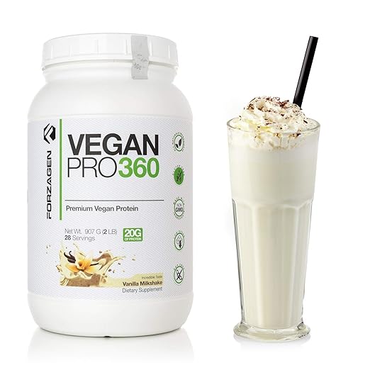 Forzagen Vegan Protein Powder Organic Dairy Free Protein Powders