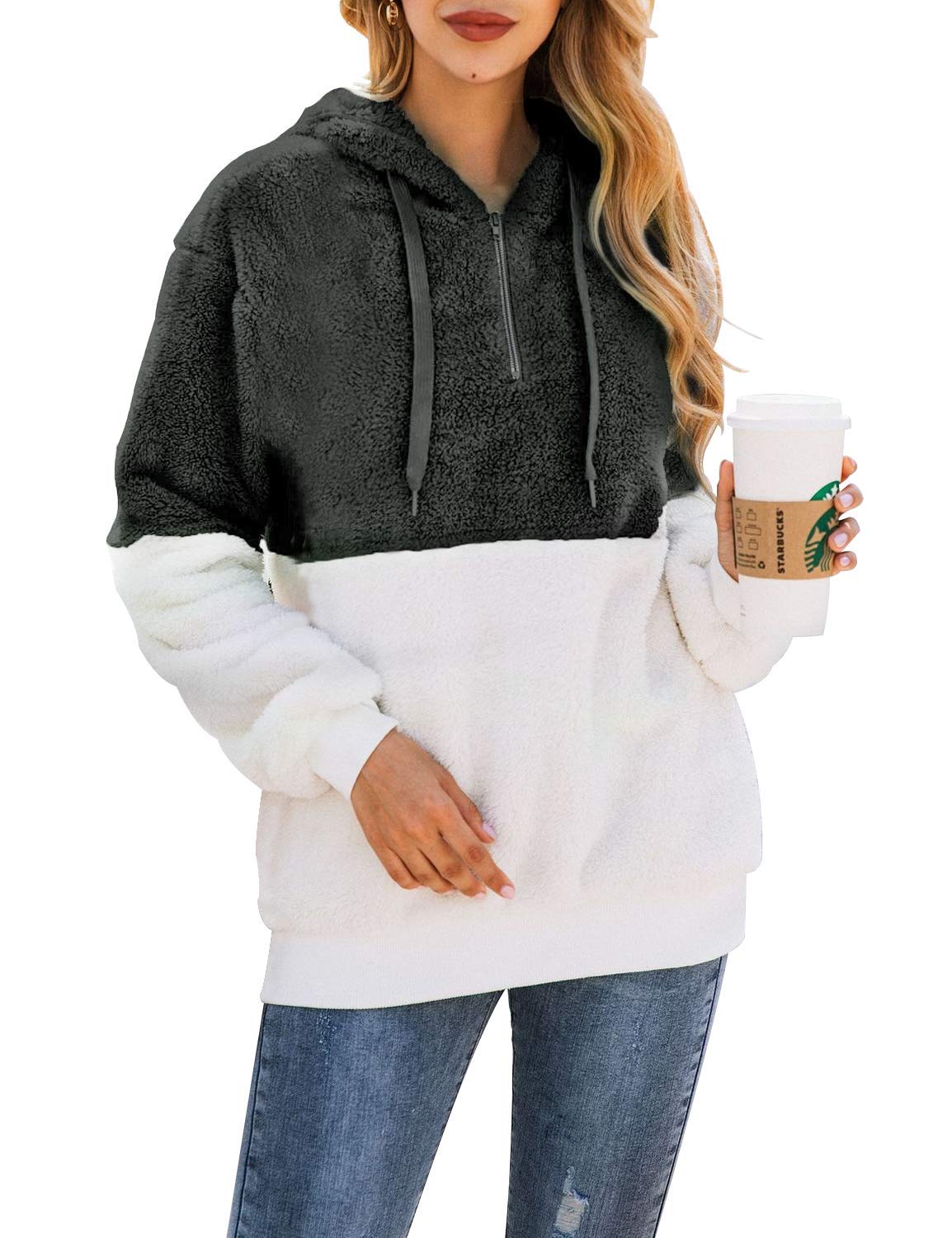 Baggy Fluffy Pullover Hoodie 