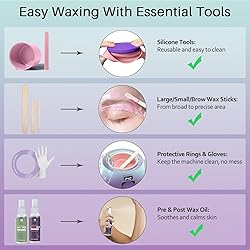 BLITZWAX Brazilian and Bikini Waxing Kit for