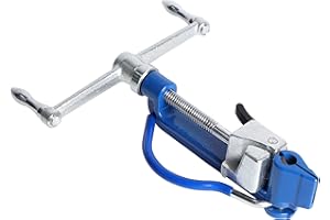 RUPXINSPLEND Stainless Banding Tool Tensioner&Cutter - 3/16"~3/4" Steel Strapping Tool Tensioning & Cutting & Crimper, Screw Type Strapping Tensioner Pliers Banding Tools for Strapping High Tensile Packaging