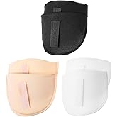 Ptwola 3 Pairs Shoulder Pads for Women Clothes Soft Sponge Anti-Slip Detachable Shoulder Pad Reusable No-Sewing Required High Low Shoulders Enhancer for Men Blazer Suit Coat Shirt Sewing Accessories