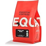 Equator Coffees & Teas Mocha Java Blend, Roasted, Whole Bean Coffee, Fair Trade & Organic, 12 Ounce bag