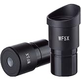 AmScope EP5X30 2 Microscope Eyepieces with 5X Magnification and 30mm | 5X Magnification Power 30mm Mounting Size (in diameter) Wide Field of View