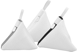ROMISBABA 3 Pcs Mini Multifunctional Laundry Mesh Bags for Washing Machine with Zippers, Polyester Breathable