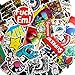SupplyPro 100PCs Waterproof Graffiti Stickers - Random Style Mix Lot Fashion Unique Stickers for Suitcase Skateboard Snowboarding Helmet Luggage Guitar Car Bike Bicycle Laptops(E)