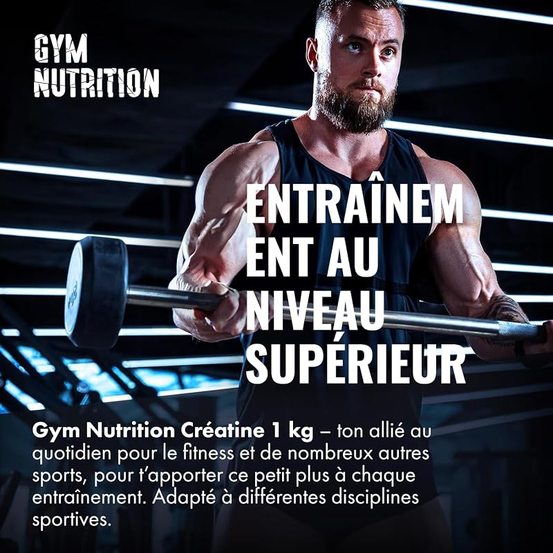 Creatine Monohydrate Poudre – 1 kg (1000g) - avec Inuline - EXTRAPURE®