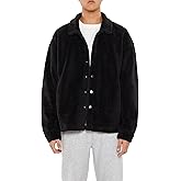 Forever 21 mens Plush Drop-sleeve Shacket