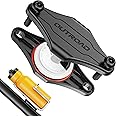 CITYWAY Waterproof Bike Mount for AirTag, Hidden Under Bottle Cage | M5 Black Security Screws | Light Weight, Inconspicuous Security (Black)