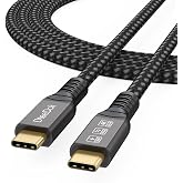 USB C Monitor Cable 6Ft, 4K@144Hz Video Display /20Gbps Data /100W Charge | USB Type C Video Data Power Cord USBC 3.2 Gen 2 Full Function for Monitor Laptop Docking Station External SSD