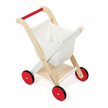 Kledio- Carrito de Compra de Juguete, de Madera (KL-4759)