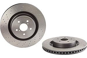 Brembo 09.A300.11 UV Coated Pillar Vented drilled Front Brake Rotor LEXUS OE# 435120W060