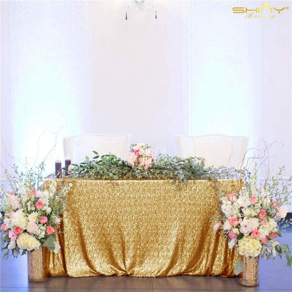 Best table cloth shiny rectangle