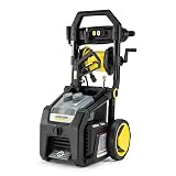 Kärcher Pressure Washer K2300PSB, 4 Spray Nozzles, Detergent Tank, Hose Reel, for Cars, Driveways, Siding, Patios, 2.07 max. GPM