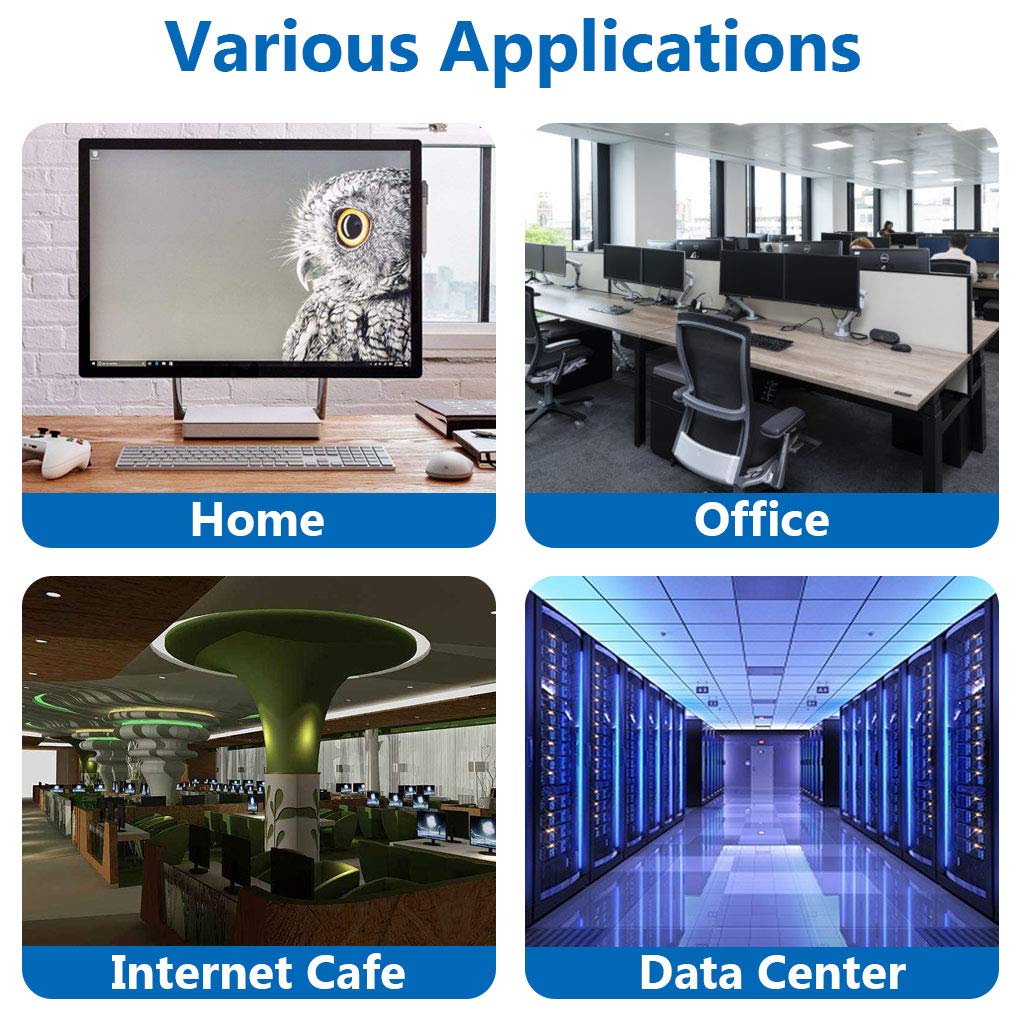 Cat 8 Ethernet Cable 50 ft Internet Network LAN Cable High Speed 2000Mhz 40Gbps RJ45 Cables for Gaming, Xbox, PS4, Modem, Router - Compatible for Cat7/Cat6e/Cat5e Network - White: Industrial & Scientific