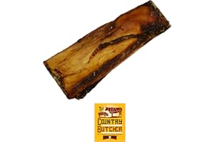 THE COUNTRY BUTCHER ALL AMERICAN DOG CHEWS The Country Butcher 7" Rib Dog Bones for Small and Medium Breed Dogs, Natural, Tough, Dental Treat, Chew Toy, Made in The USA, 12 Count