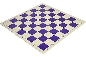 Regulation Silicone Tournament Chess Board - 2.25" Squares by US Chess Federation