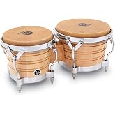 Latin Percussion LP Generation II&reg; Bongos, Natural/Chrome
