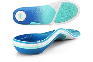 PCSsole Bagasse-content Plantar Fasciitis Insoles Pro Green, 240lbs+ Heavy Duty High Arch Support Inserts for Men & Women Cus