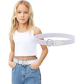 AWAYTR Girls Stretch Braided Belt - Kids Golf Softball Belt for Girls Aged 3-18 Years