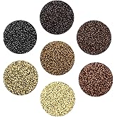 500 Pcs 2.5x1.5x1.6mm Copper Nano Rings Micro Links Nano Beads for Tip Hair Extensions Hair Beads (Black)