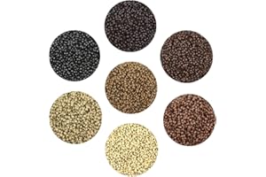 1000 Pcs/Lot 2.5mm Copper Nano Ring Beads Micro Links Rings Beads for Tip Hair Extensions (Dark Brown)