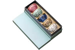 Tressify Chinese Tea Cup Collection, Five-Piece Set, 120 Ml, Gift Box