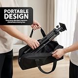 ZENO Music Stand Adjustable Tripod Base Folding With Carry Bag Black view 6