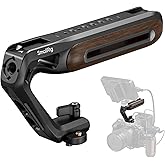 SmallRig Wooden Top Handle with NATO Clamp & NATO Rail, Wooden Top Handle for Camera Cage, Load Capacity up to 15kg / 33.1lb, 3/8"-16 Locating Holes for ARRI & 1/4''-20 Threaded Holes - 5251