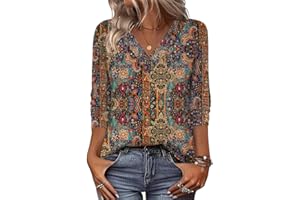 Zeagoo Women Long Sleeve Tops Dressy Casual V Neck Tshirts Basics Tee 2025 Fall Trendy Clothes S-2XL