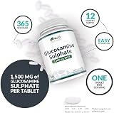 Nu U Nutrition Glucosamine Sulphate 1500mg 365 Tablets UK Made Mega Strength view 3
