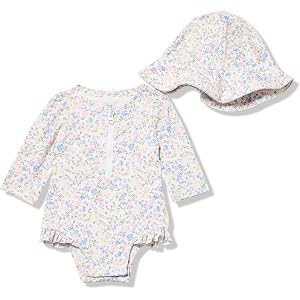 GAP Unisex Baby 2-piece Rashguard and Hat Set