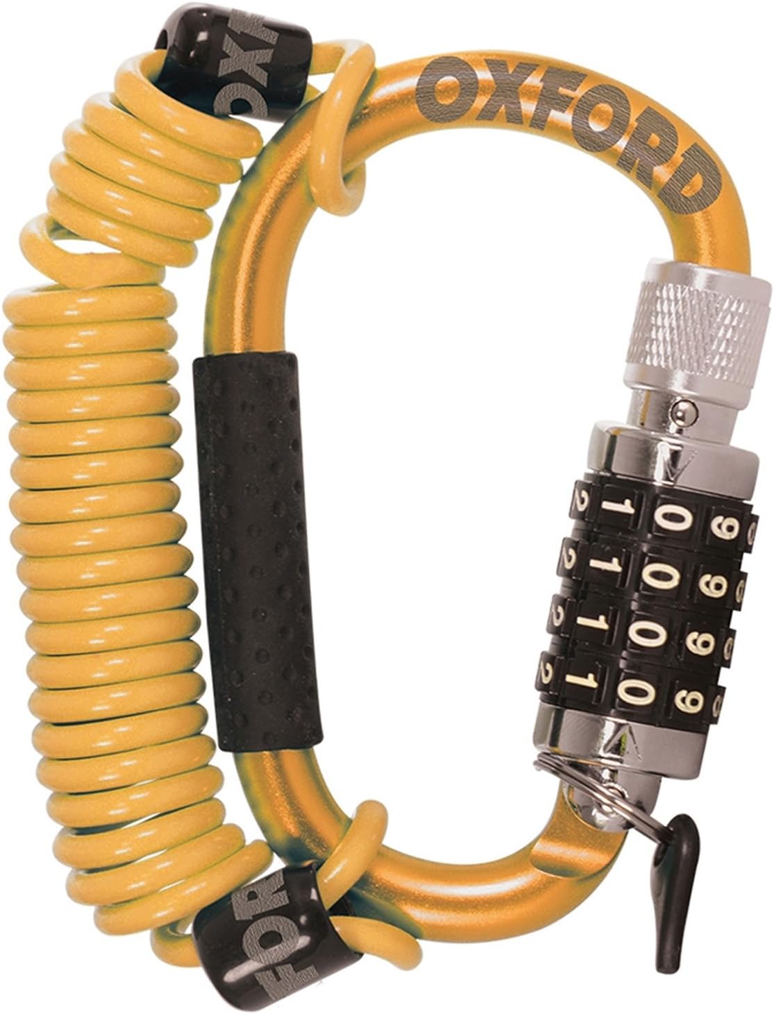 Oxford Scootsafe - Micro / Stunt Scooter Combination Lock YELLOW