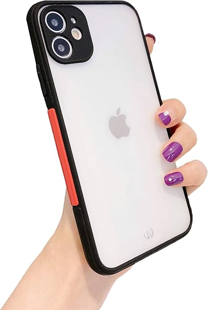 Amazon Co Jp Iphone7 8plusケース 耐衝撃 韓国 アイフォン ケース可愛い レンズ保護 マット加工 半透明 インチ 黄ばみなし ワイヤレス充電対応 Iphone カバー Black Iphone7 8plus Sg 10b1 家電 カメラ