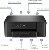 Brother DCP-J1260W Wireless A4 Inkjet Printer All-In-One 5GHz Wi-Fi USB 2.0 view 2