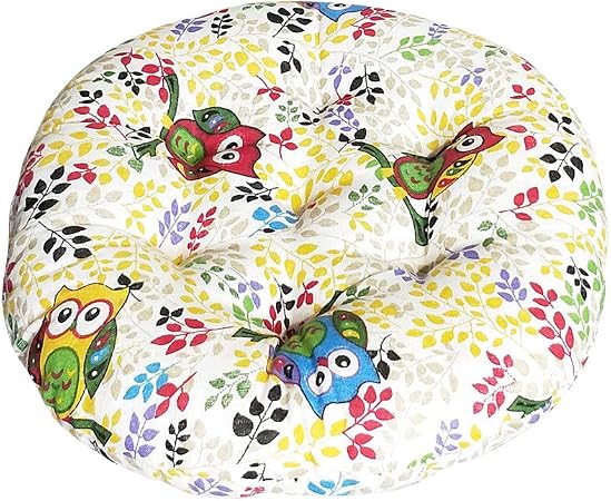 Lecduo Round Meditation Pad Sit Pad For Chair Seat Cushions For Outdoor Furniture Garden Patio Round Chair Pad Home Kitchen Office Seat Cushion Diameter 16 Amazon Co Uk Kitchen Home