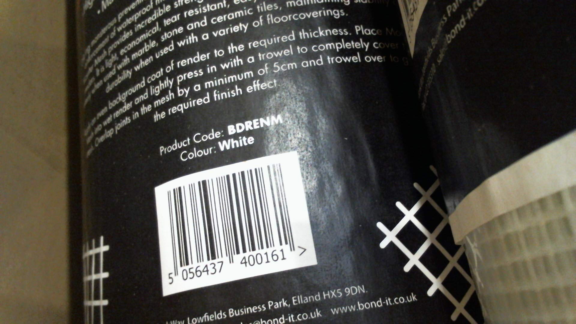Bond-It BDRENM Alkaline Resistant Rendering Glass Fibre Woven Monster Mesh- 50M