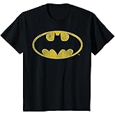Kids DC Comics Batman Distressed Classic Logo T-Shirt