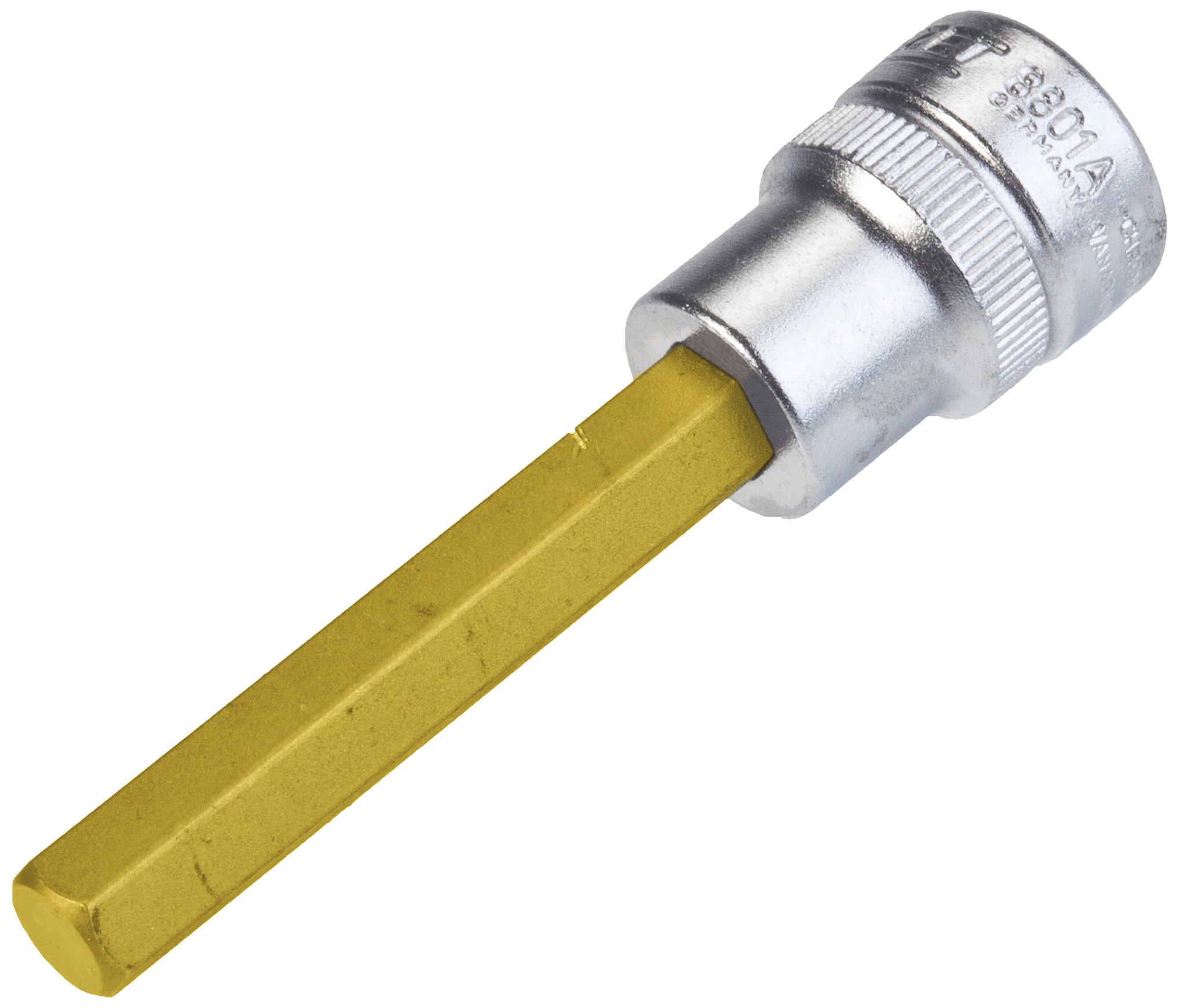 HAZET 8801A-5/16 Hexagon Profile Screwdriver Socket - CVD-Tin Coated