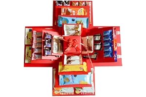DIY Explosion Gift Box,5 Layer Gift Box,Snack ExplosionBox,Multi Layered Explosion Photo DIY Boxs,Creative Surprise Picture G