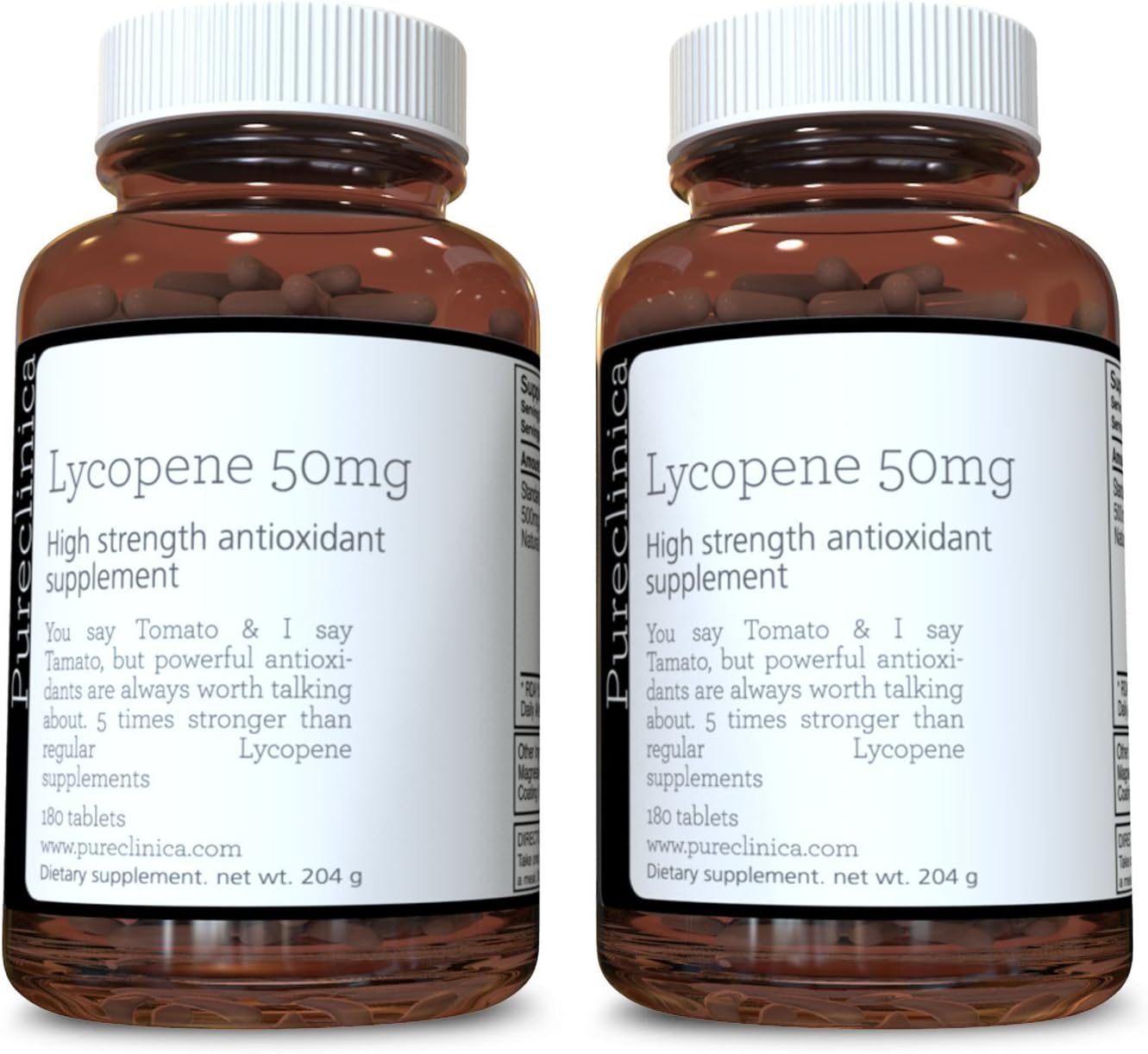 Lycopene 50mg - 360 Tablets (2 x 180), 180 count (Pack of 2)
