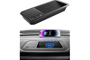 DiffCar® OEM Wireless Charger for Toyota Tundra 2024 2023 2022 | Interior Truck Accessories with USB Port | Wireless Phone Charging Pad for Tundra 1794 Edition SR SR5 Platinum TRD Pro Limited Capstone