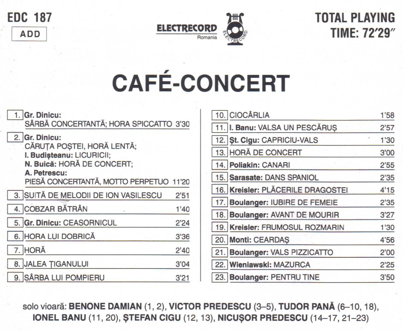 Various Authors Various Artists Cafe Concert Amazon Com Music