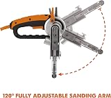 Evolution Power Tools File Sander Electric Belt Sander 300-1700rpm Mixed Grit view 6