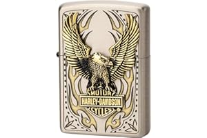 Zippo Harley Davidson Japan Limited Oxidized Brass Big Eagle Metal HDP-73