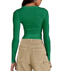 Abardsion Women's Long Sleeve Shirts Spring 2025