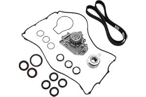 HEROFFIX Timing Belt Water Pump Kit for Honda CR-V 1999-2001 for Acura Integra 1996-2001 Engine Timing Belt Kit with Water Pu