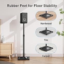 PERLESMITH Universal Speaker Stands for Surround